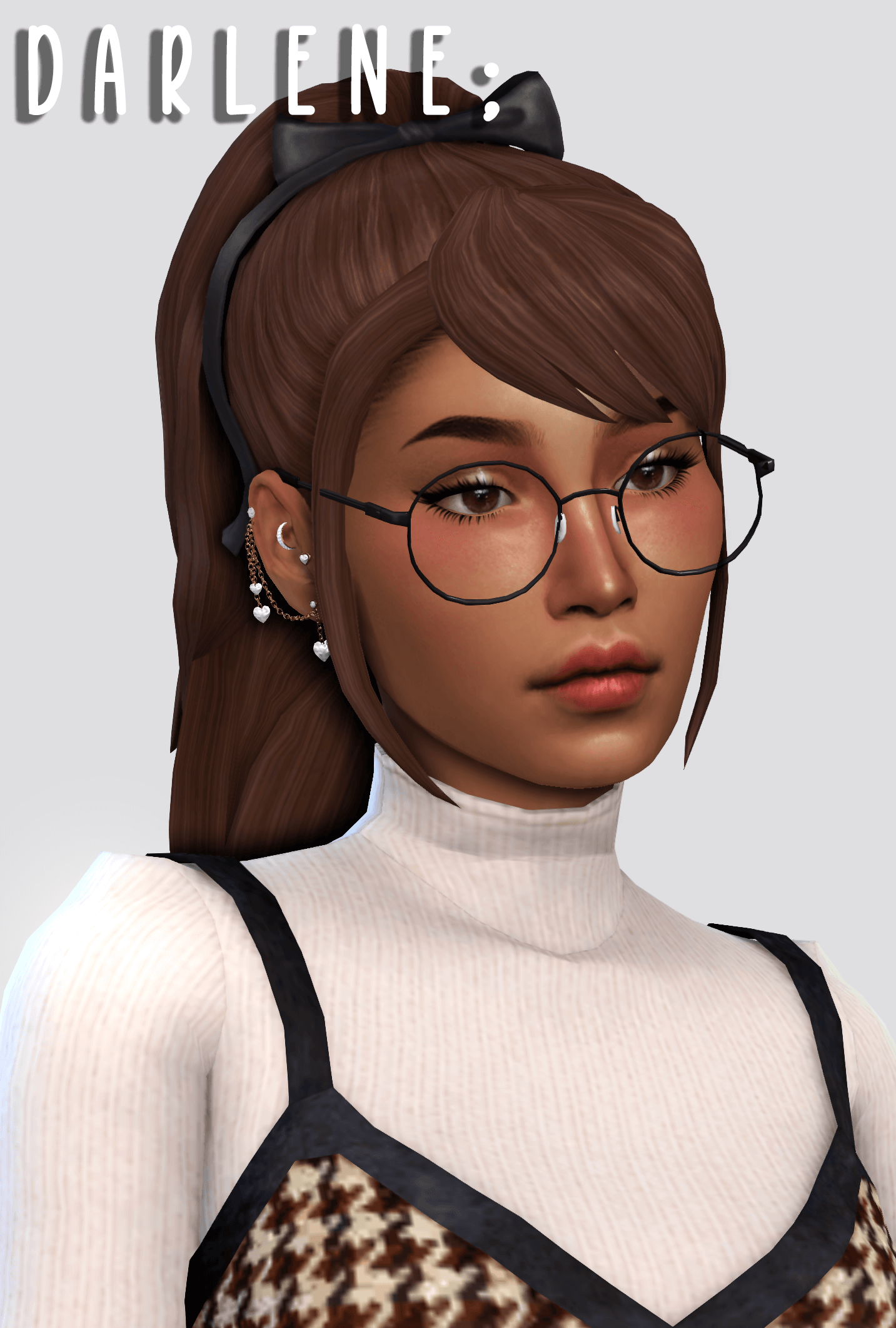 Sims 4 darlene hair (+v2) MiCat Game