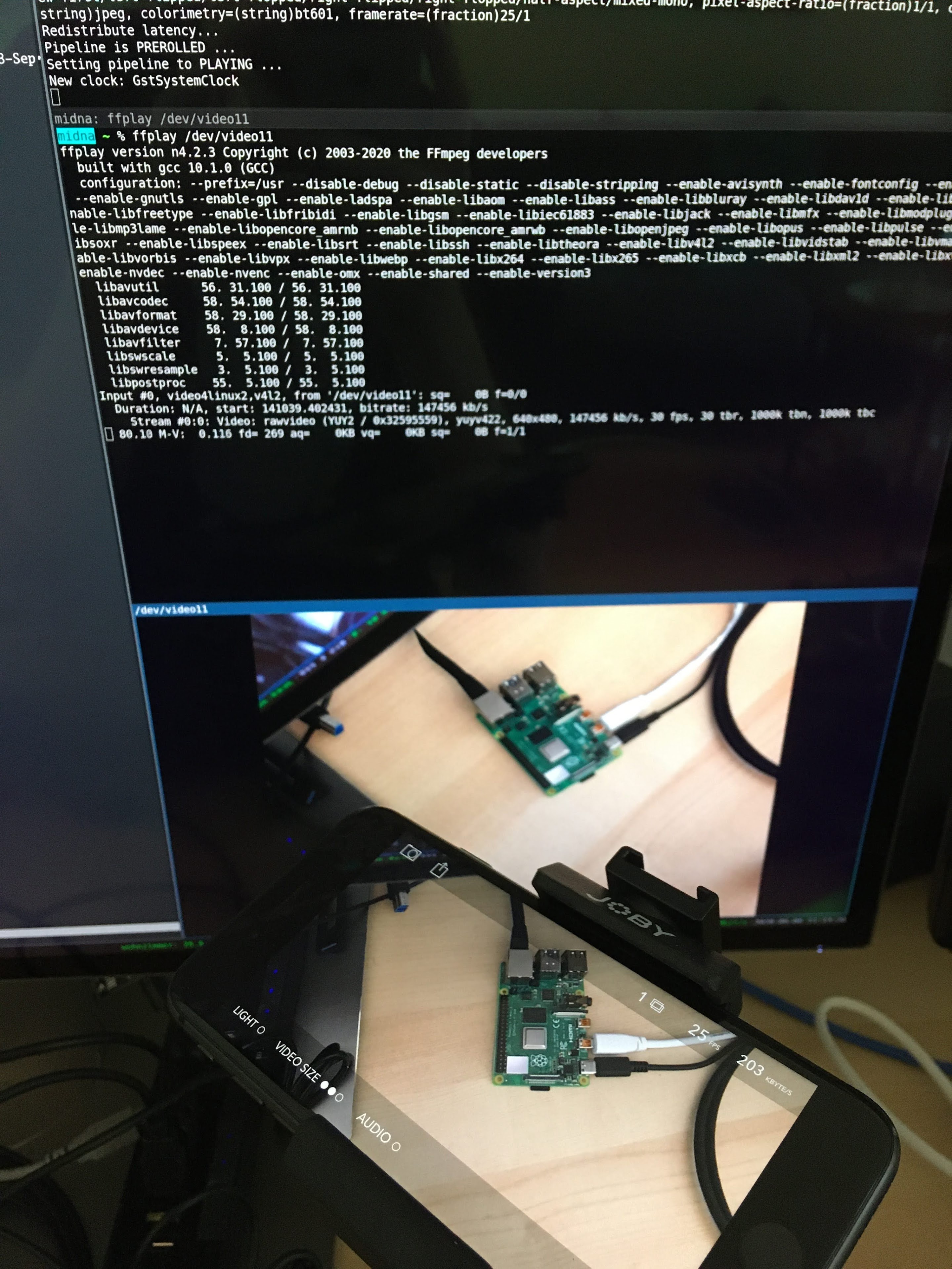 Using the iPhone camera as a Linux webcam with v4l2loopback (2020