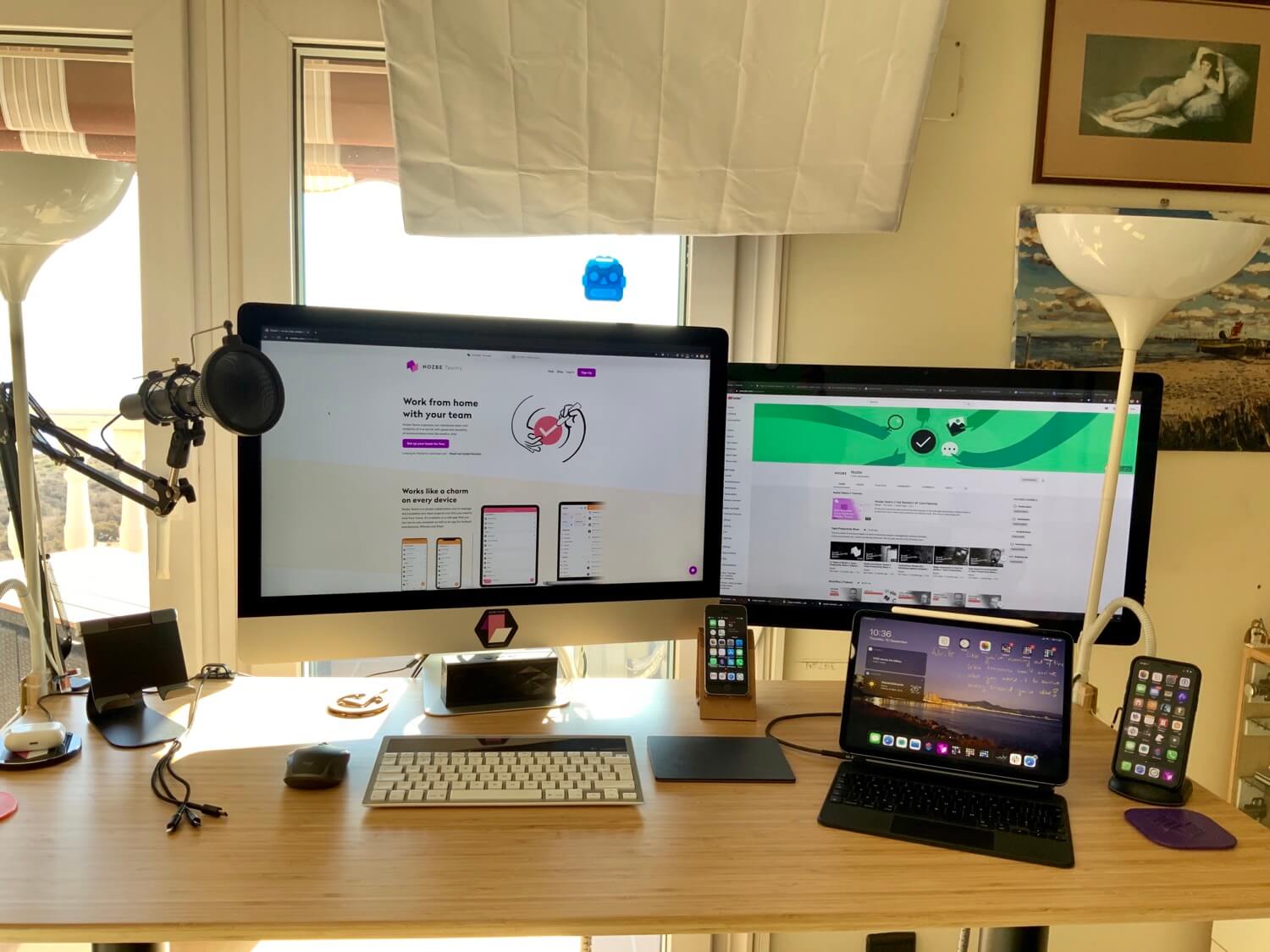 I hope my home office for 2020 will inspire you to set up your workspace! by Michael Sliwinski