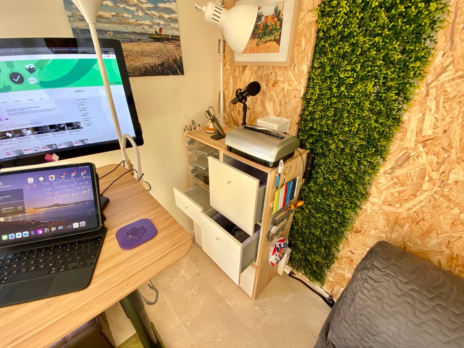 I hope my home office for 2020 will inspire you to set up your workspace! by Michael Sliwinski