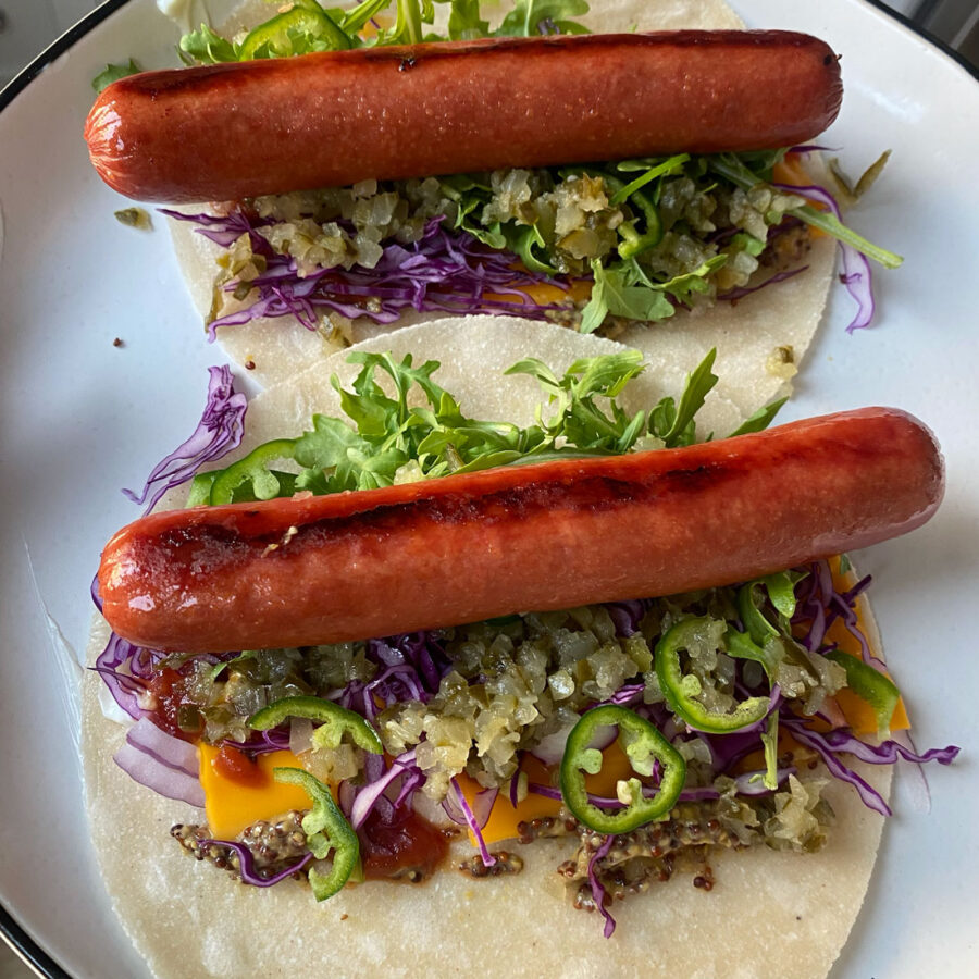 Healthy hot dogs Michaela Blaney