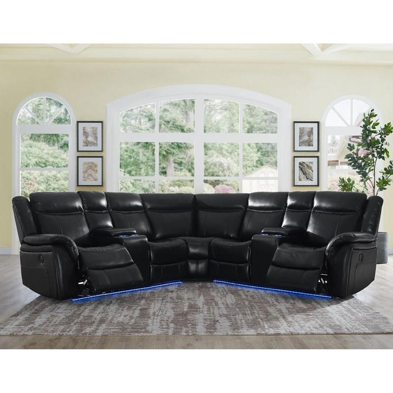 Levin Power Reclining Sectional Michael Alan Outlet Lake Havasu