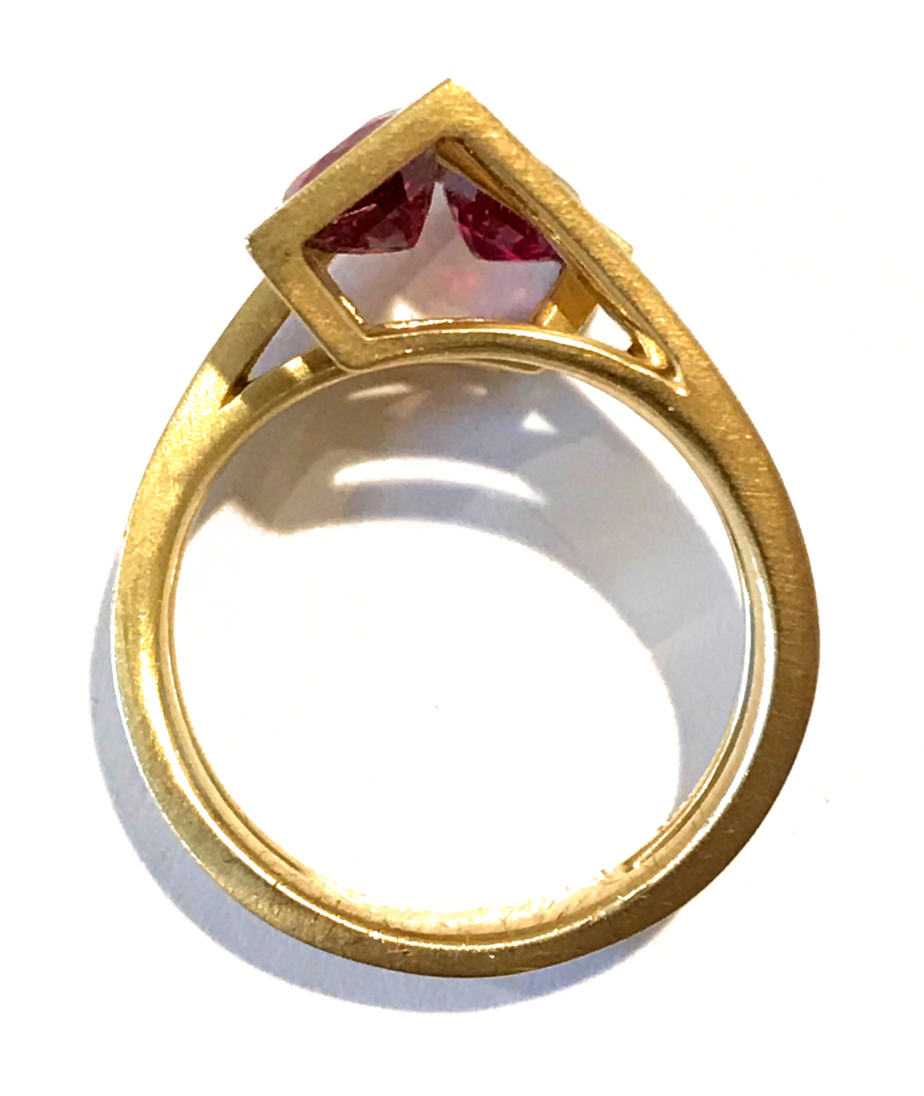 RING 247 Rubies and Diamonds in 18kt White Gold Michael Alexander