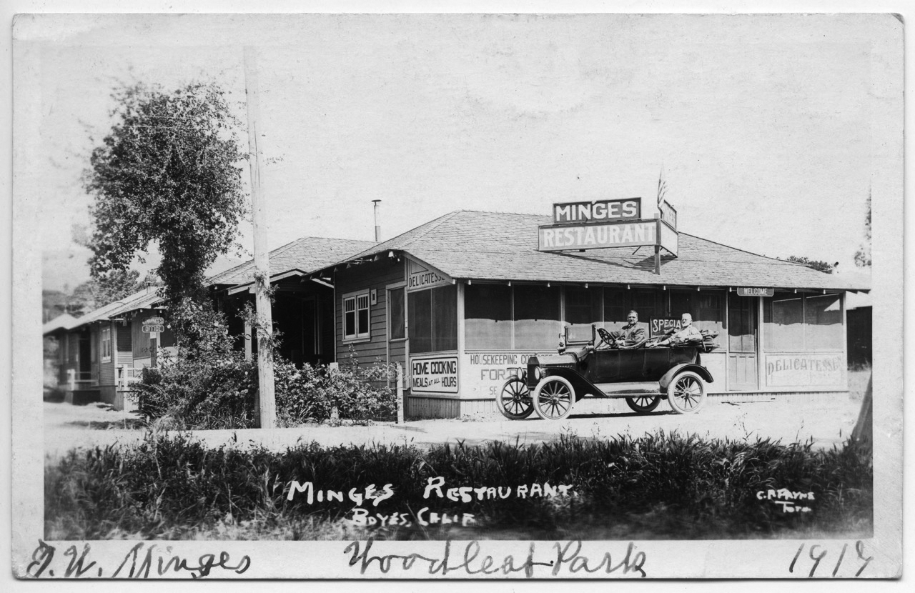 John W. Minges, the “mayor” of Boyes Springs springs museum