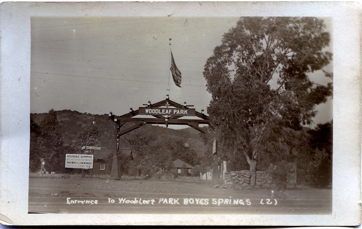 John W. Minges, the “mayor” of Boyes Springs springs museum