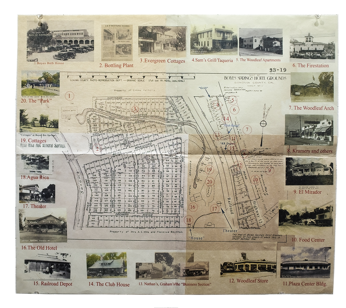 Historic Walking Tour of Central Boyes Hot Springs springs museum