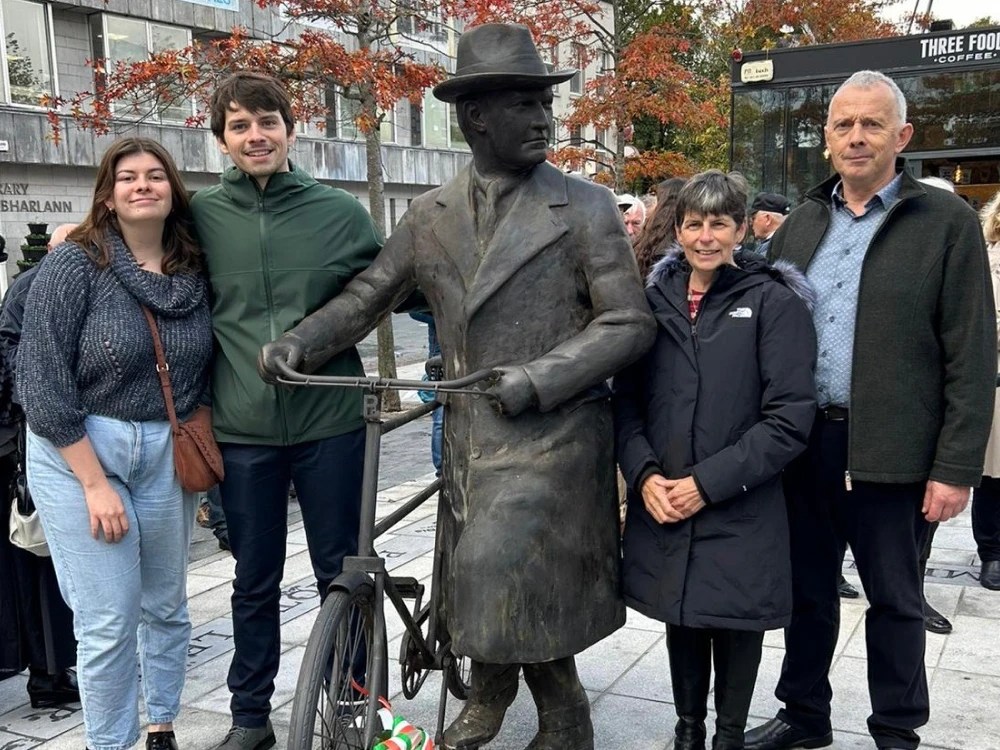 New Sculpture of Michael Collins in Cork Michael Collins Centre