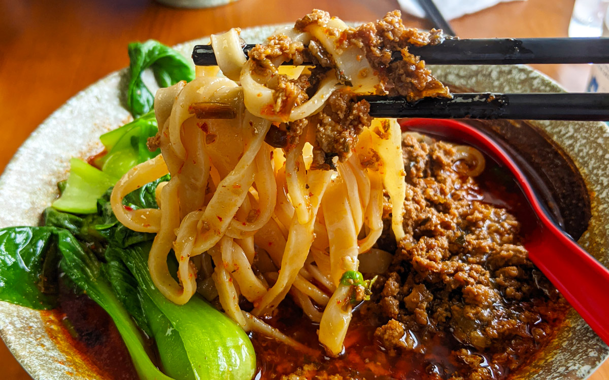 Tasty Noodle Soup at Szechuan Noodle Bowl Michael Eats