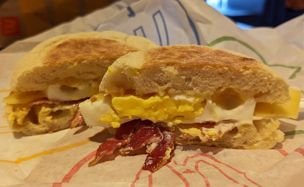Bacon, Egg & Smoky Gouda McMuffin at McDonald’s Michael Eats