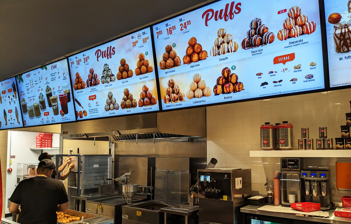 Greek Doughnuts at Mr. Puffs Michael Eats