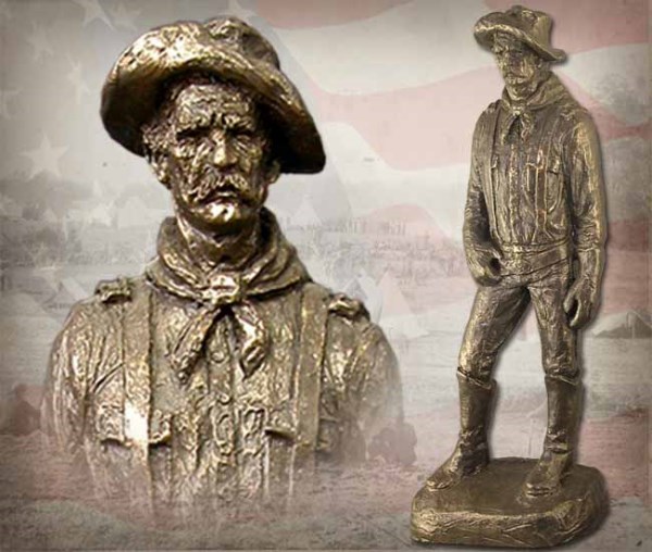 Cavalry Captain Bronzetone RETIRED Sculptures by Michael Garman