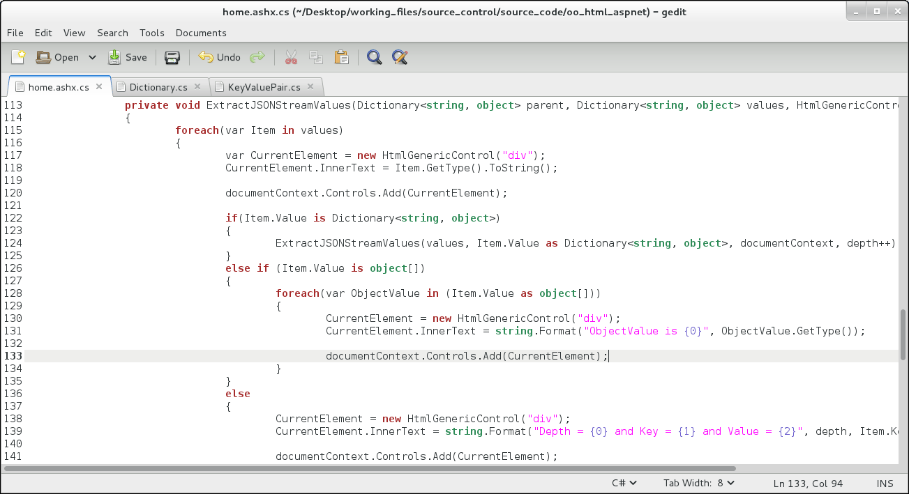 Object Oriented HTML in Part 04, Convert JSON Text to C