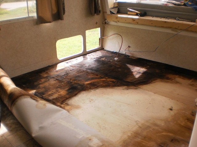 Open Roads Forum Hybrid Travel Trailers Floor Wet from Underside