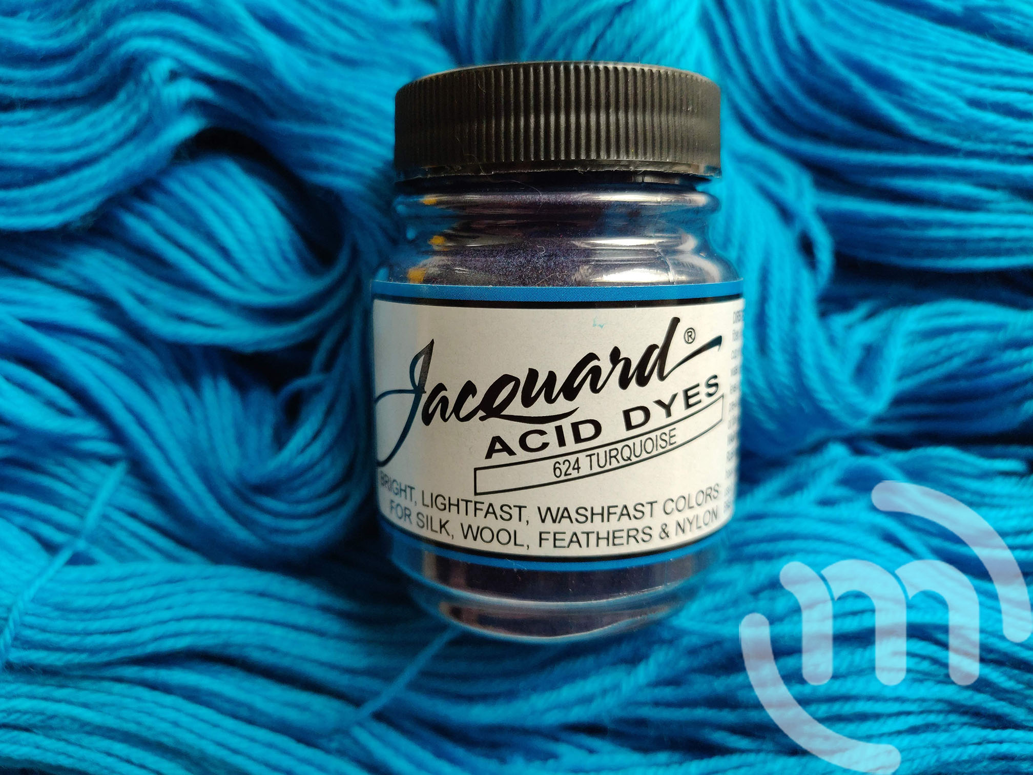 Dyeing Yarn with Jacquard Acid Dyes Turquoise Michaeli Marler