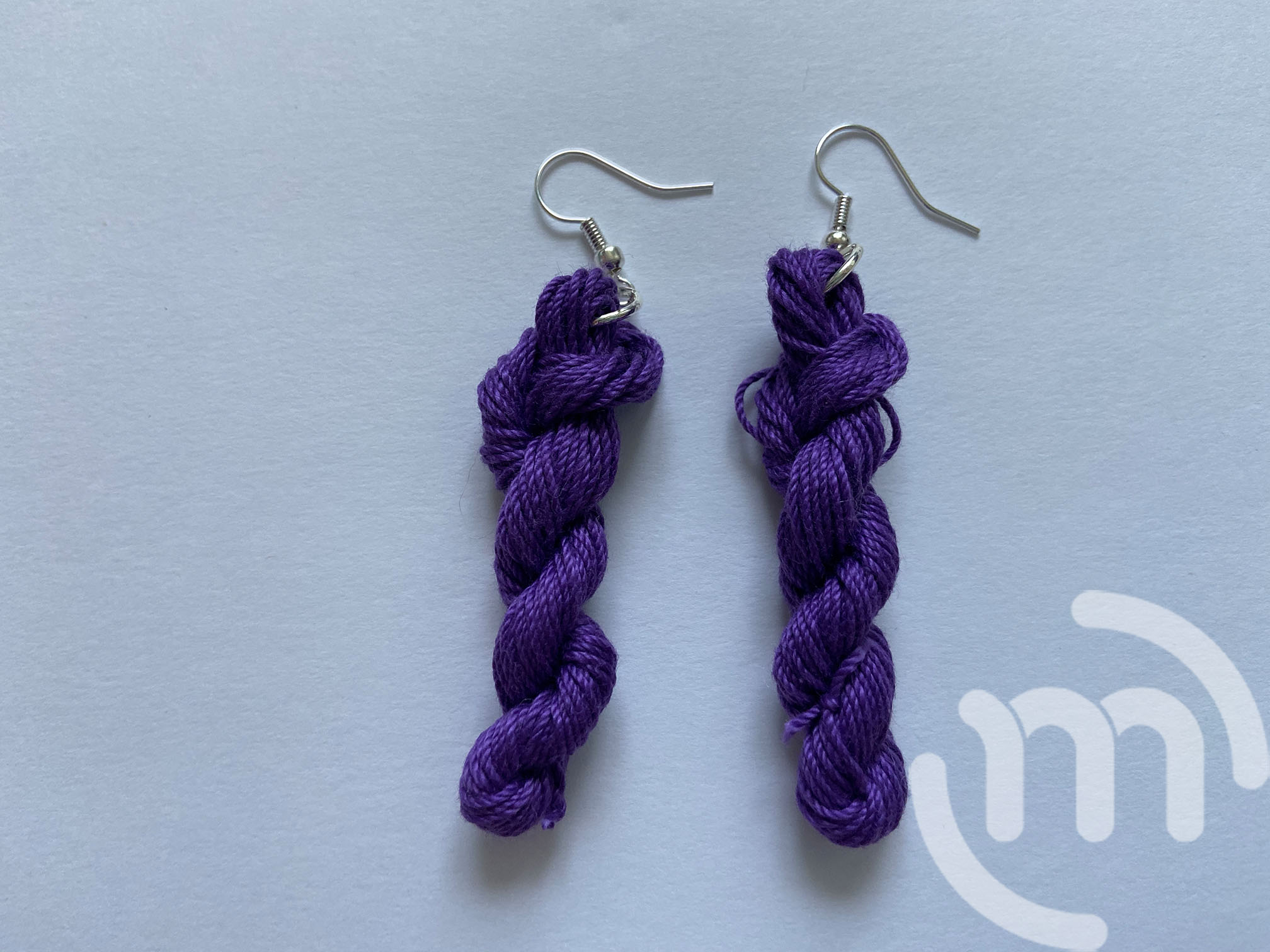 DIY Skein of Yarn Earrings Michaeli Marler