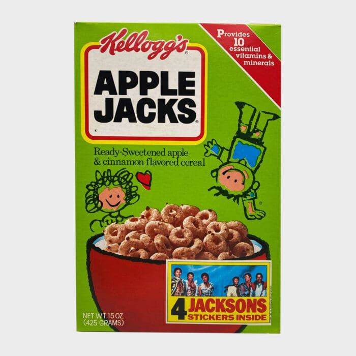 The Jacksons Honey Smacks Cereal Box with Stickers Michael Jackson Market