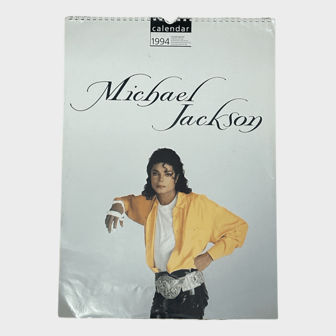 Michael Jackson 1994 Official Calendar Michael Jackson Market