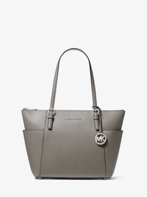 Jet Set Saffiano Leather TopZip Tote Bag Michael Kors Canada