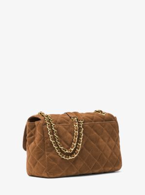 Sloan Large QuiltedSuede Shoulder Bag Michael Kors Canada