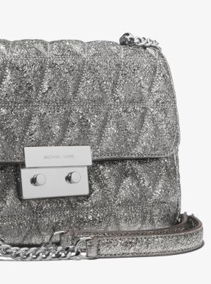 Sloan Metallic QuiltedLeather Shoulder Bag Michael Kors