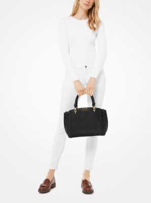 Rochelle Large Saffiano Leather Satchel Michael Kors