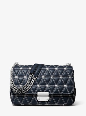 Sloan Large Quilted Leather Shoulder Bag Michael Kors