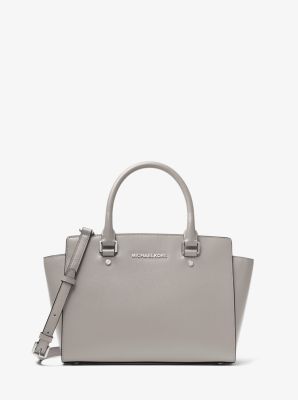 Selma Medium Saffiano Leather Satchel Michael Kors