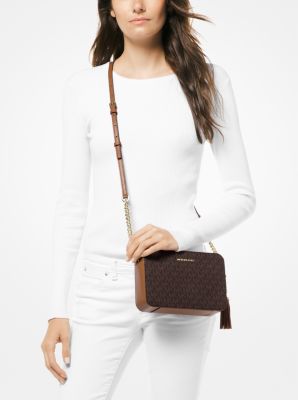 Ginny Medium Logo Crossbody Bag Michael Kors