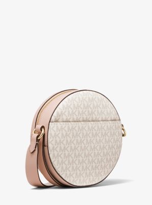 Delancey Medium TwoTone Logo and Leather Canteen Crossbody Bag