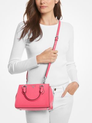 Marilyn Small Saffiano Leather Crossbody Bag Michael Kors