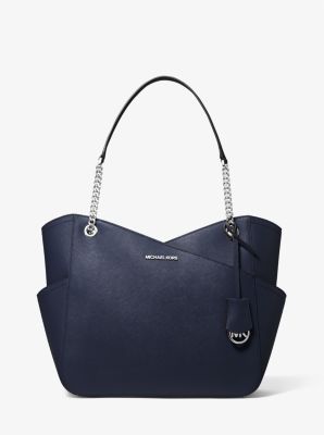 Jet Set Large Saffiano Leather Tote Bag | Michael Kors