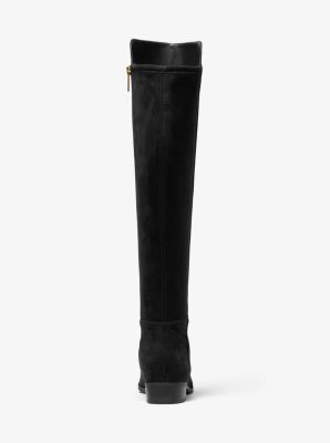 Michael Michael Kors Women's Bromley Leather & Stretch Tall Boots on