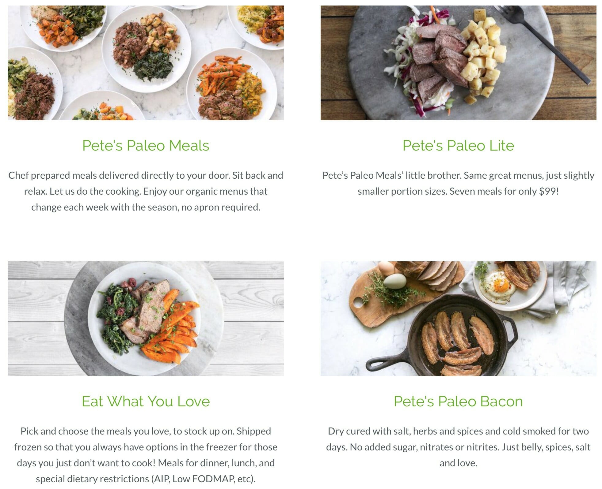 Top Paleo Meal Delivery Services