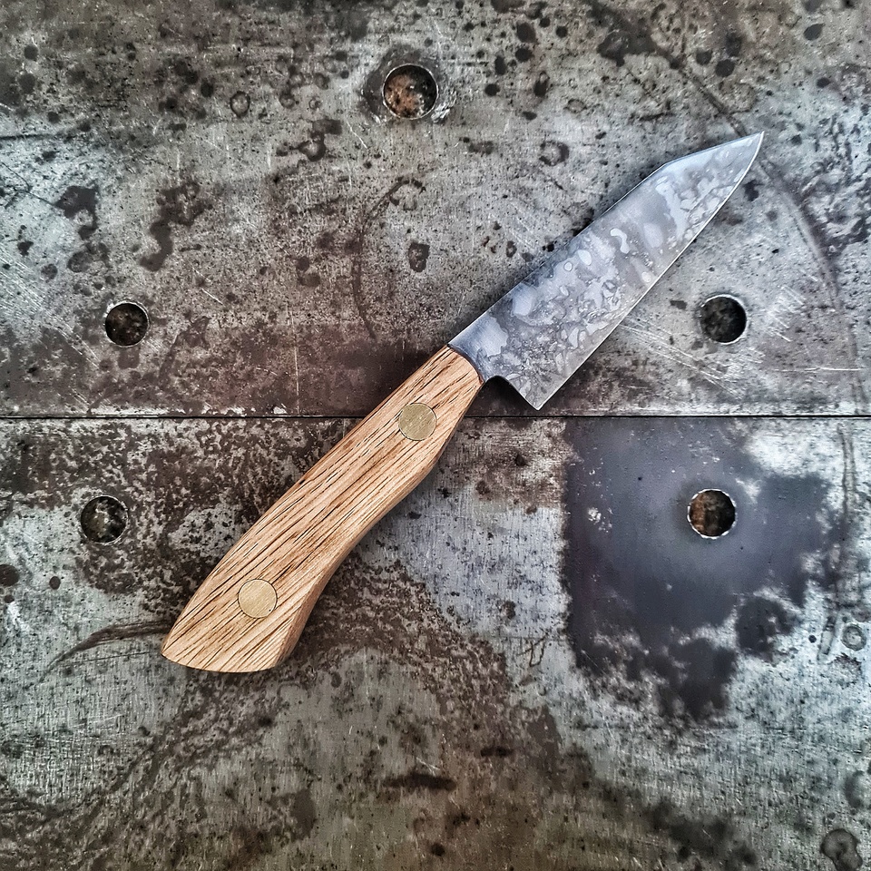 Veg Knife Yorkshire Oak Michael May Knives