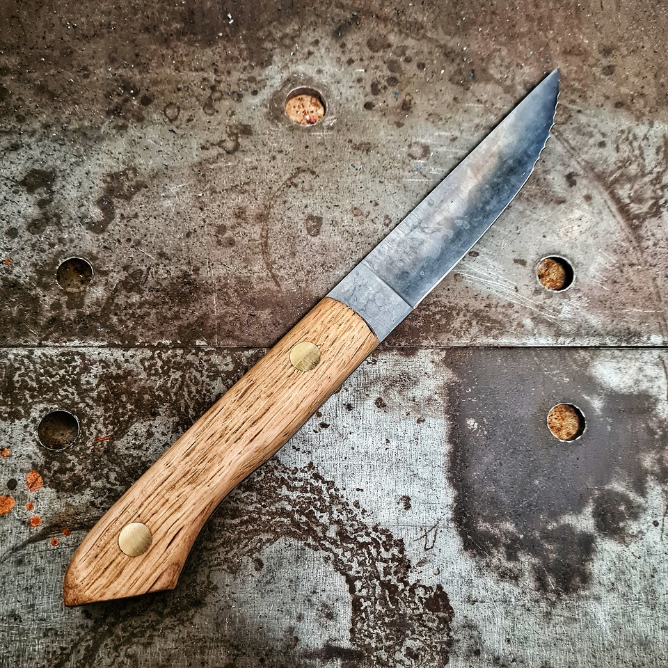 Steak Knife Yorkshire Oak Michael May Knives