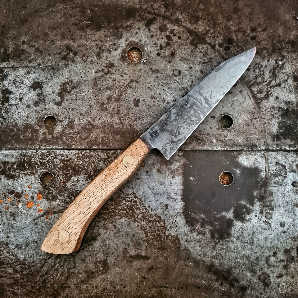 Paring Knife Yorkshire Oak Michael May Knives