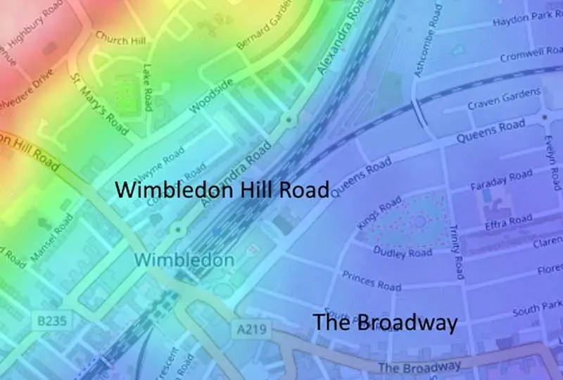 Wimbledon Hill Road And The Broadway. Why The Difference?