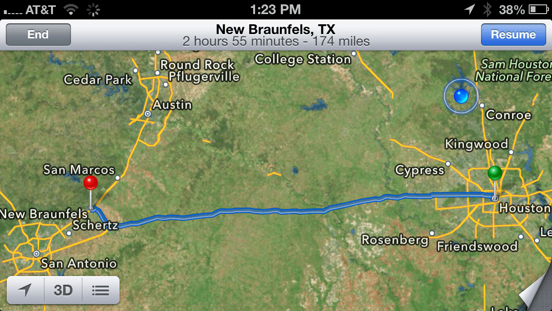 Houston to New Braunfels, 1851 Michael Rinehart