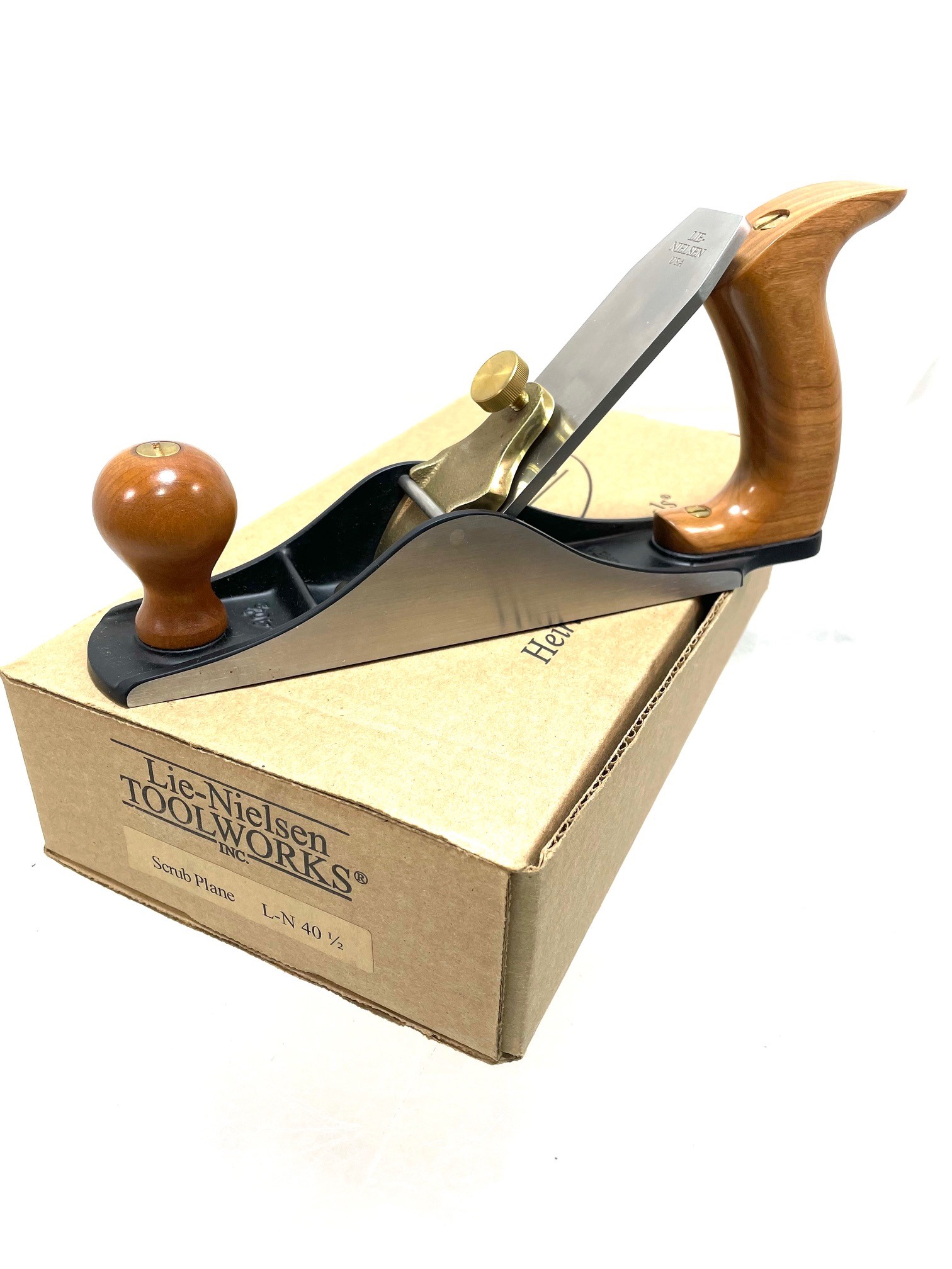 New In Box Lie Nielsen 40 1/2 Scrub Plane Michael Rouillard Antique Tools