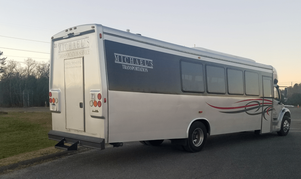 32 Passenger BATHROOM Mini Bus Michael's Limousines & Transportation Services