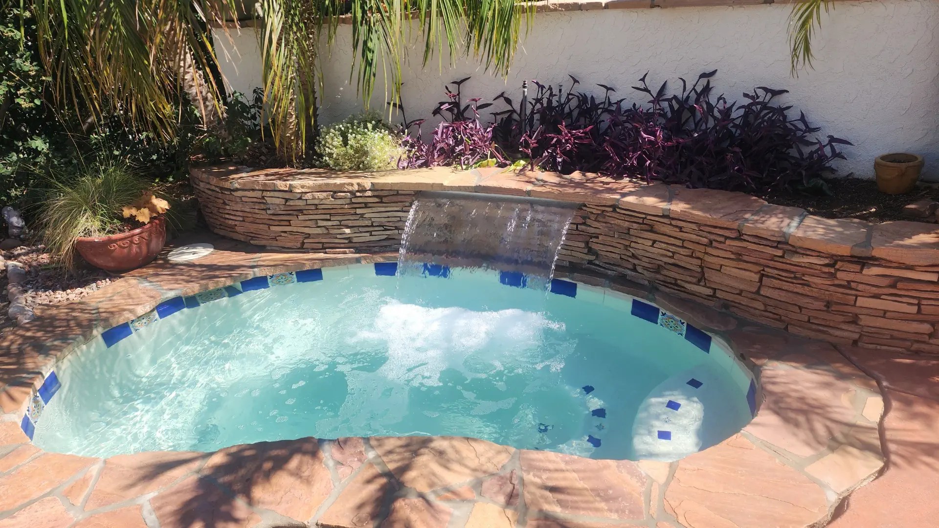 Spa Remodel Water Feature Restore Simi Valley Ca 2320 Michael's