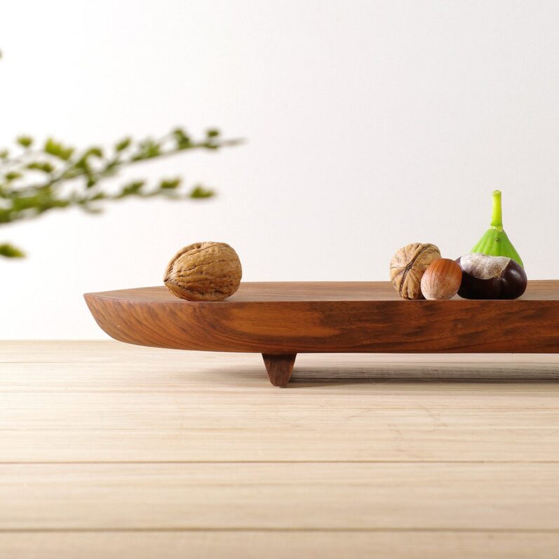 Michael Vermeij Oval Wooden Fruit Stand