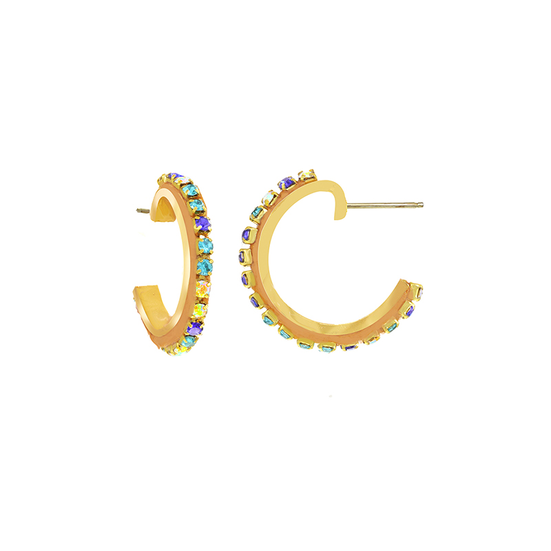 Bella Small Hoop Earrings Michal Golan