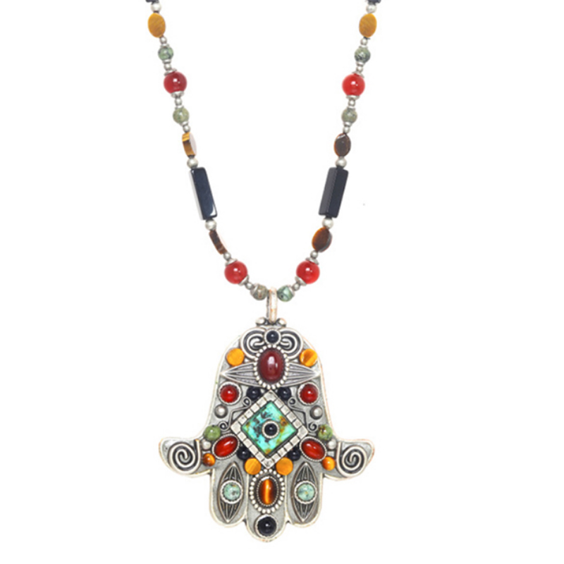 Safari Hamsa Necklace Michal Golan
