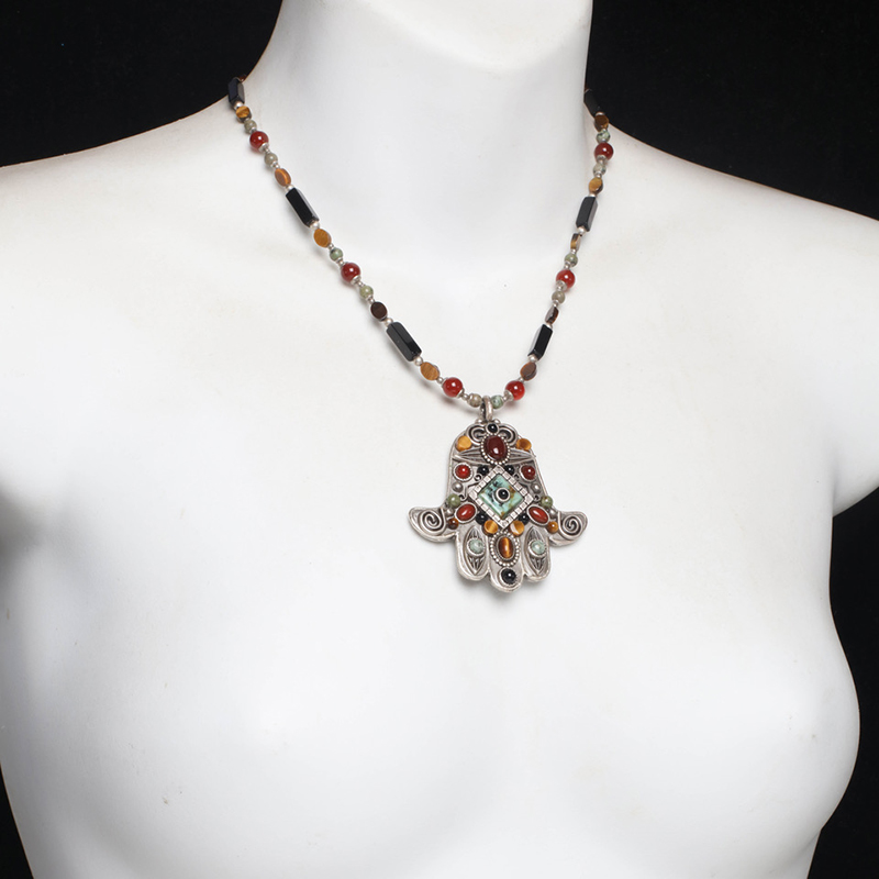 Safari Hamsa Necklace Michal Golan