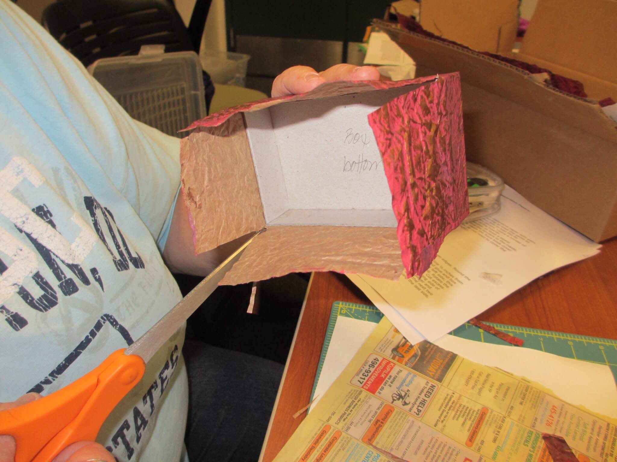 BookinaBox Class Photos Handcrafted Books by Michele Olsen