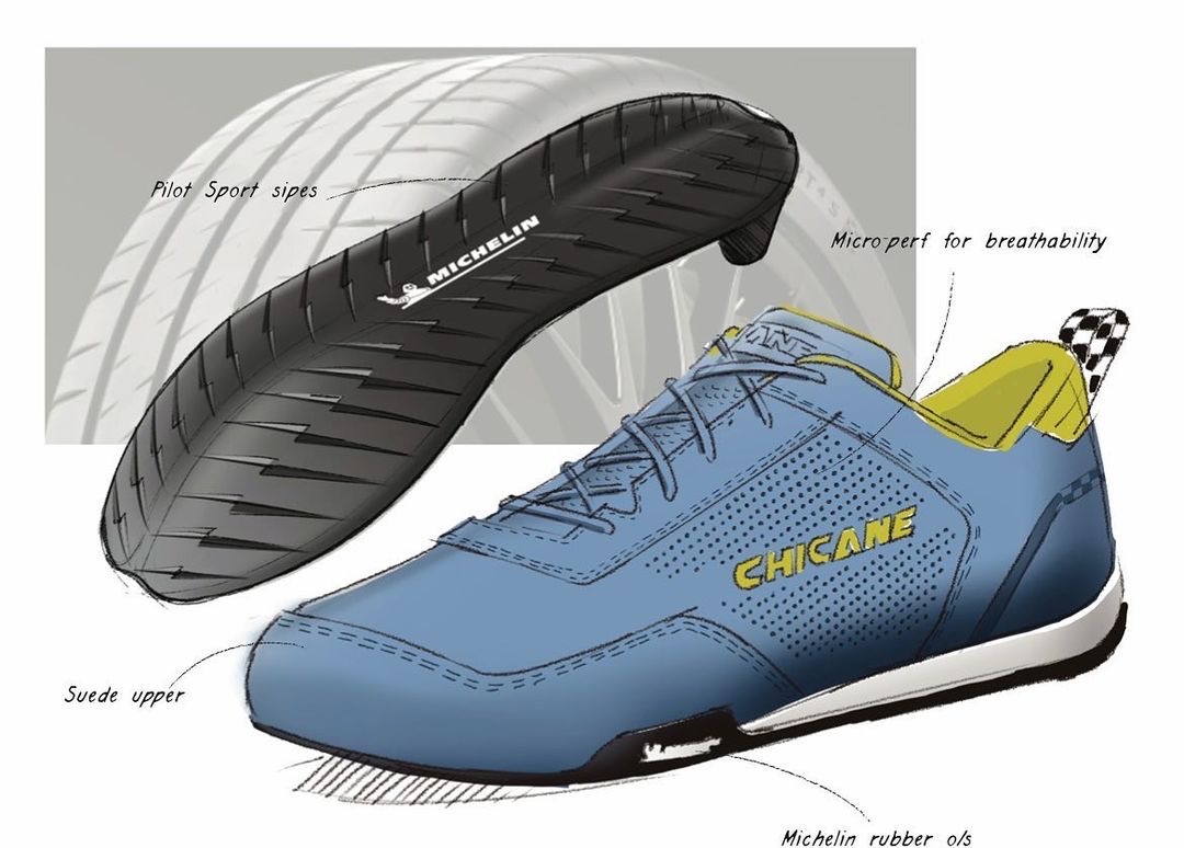 Chicane racing shoes sport Michelin soles Michelin North America, Inc.
