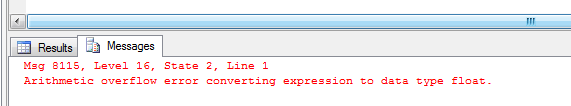 [HOWTO] Failed to store data in the Data Warehouse Arithmetic