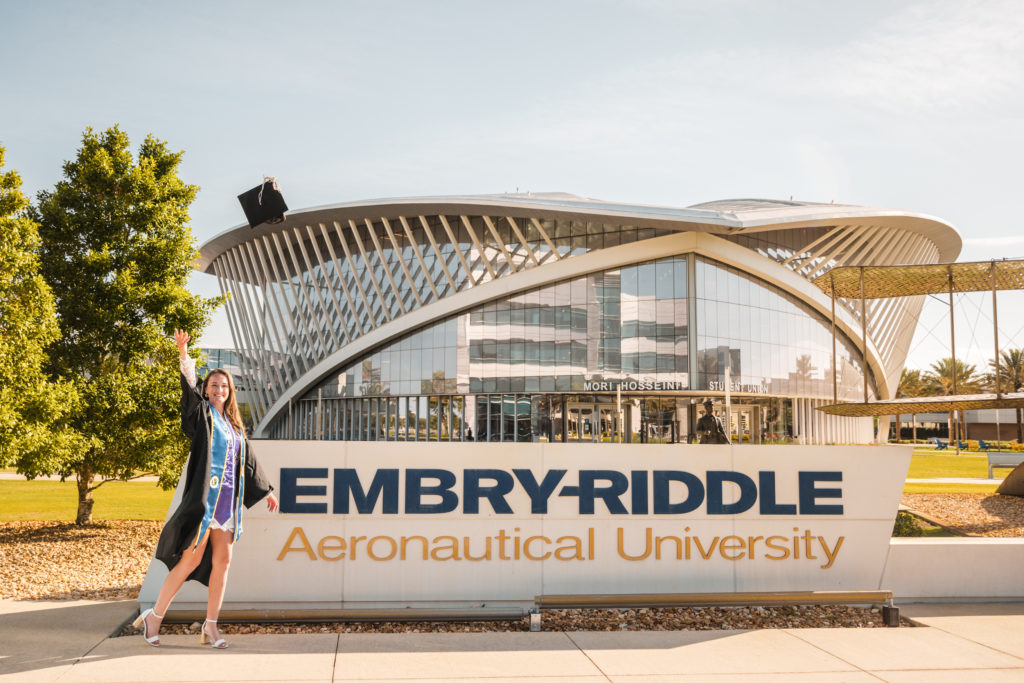 Senior Photography Embry Riddle In Daytona Michelle Coombs Photography