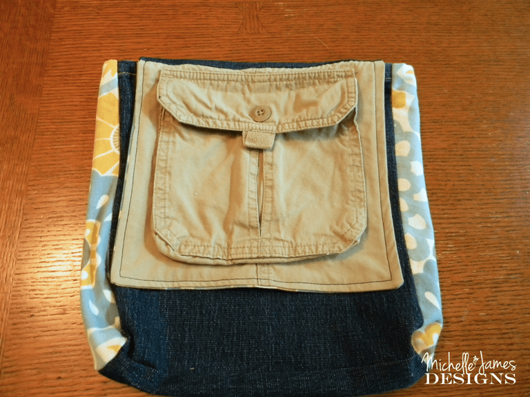 Messenger Bag From Recycled Materials Michelle James Designs